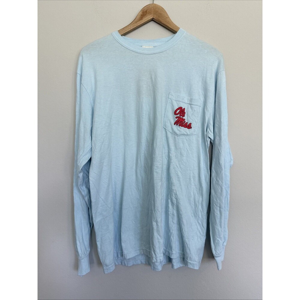 Ole Miss Hotty Toddy Southern Collegiate M Long Sleeve SmileyFace Long Sleeve T